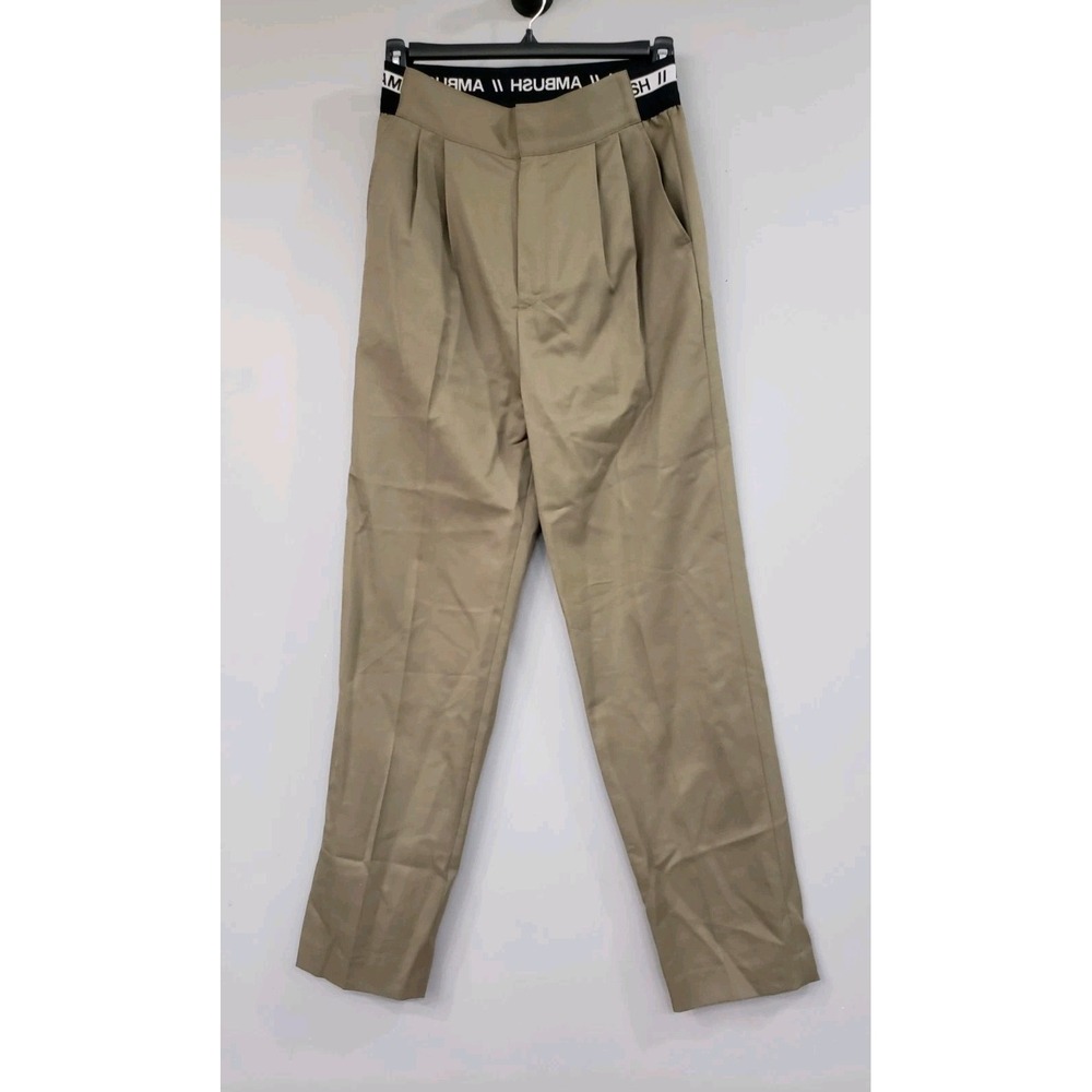 NEVER WORN NWOT AMBUSH Wool ELASTIC LOGO WAIST Size 1 / SMALL PANTS